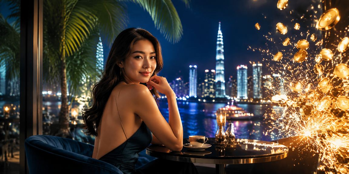 Không gian cà phê ở Thành phố Hồ Chí Minh với giao diện u15 trên điện thoại